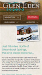 Mobile Screenshot of glenedenresort.com